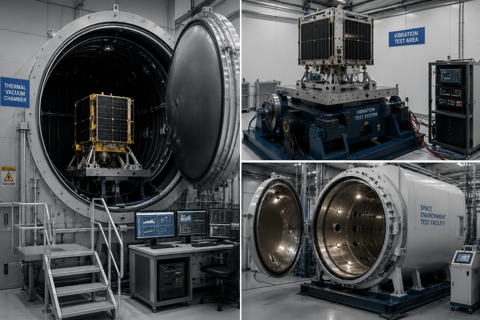 Thermal vacuum & vibration testing